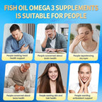 VivoNu Triple Strength Omega 3 Fish Oil - 4200mg, 300 Softgels | Enteric-Coated for No Fishy Aftertaste | Wild-Caught | Third-Party Tested