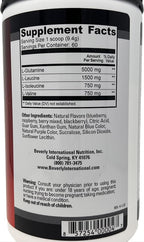 Beverly International Glutamine Select, 60 Servings. Clinically Dosed L-Glutamine and Amino Acid Formula for Lean Muscle and Recovery. Sugar-Free Powder. BCAA’s.