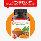curcuminpro Complete BCD | 30 Day Supply | World's Only BioSoluble Vegan Beta Cyclodextrin & Organic Turmeric Curcumin | Natural Joint & Muscle Support | Vegan | 60 Count