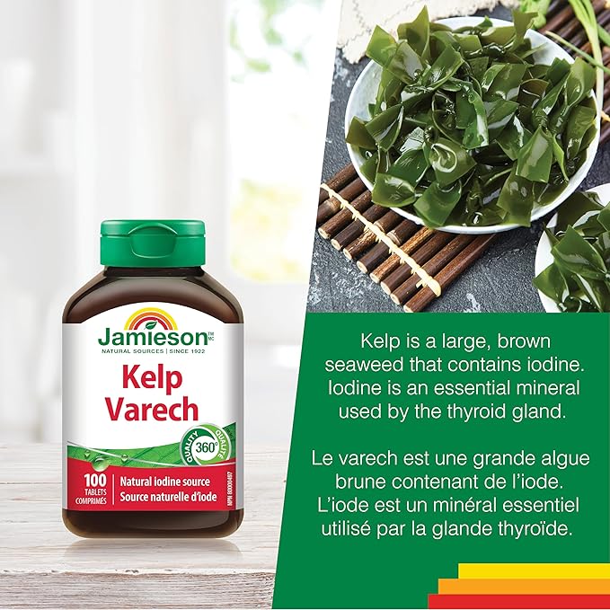 Jamieson Kelp 650mg, 100 Tablets