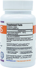 QNeeds® coqh-cf Ubiquinol 100 mg COQ10 Clinically Proven Enhanced Delivery for Maximum Absorption, Enhanced Mitochondrial Support, Antioxidant for Heart Health, 60 Count Softgels