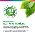 Rainbow Light Teen Multivitamin | 45 Caplets | for Boys and Girls | with DermaComplex, Real Food Nutrients & Iron | Probiotics & Enzymes | Energy, Bone & Immune Support