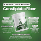 Layer Origin Constipiotic Prebiotic Fiber to Ease Bowel Movement and Support Regularity - 4.4 g Per Serving - HMO 2'FL, GOS, Inulin FOS - 30-Day Supply - Unflavored, No Taste, Dissolve Easily