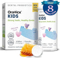OraTicx Kids Dental Probiotics for Strong Teeth, Healthy Smile, 8 Billion CFU Probiotics for Oral Health, Yogurt Flavor 1-Pack