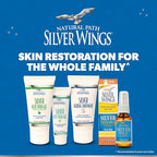 Natural Path Silver Wings 200ppm Silver with Aloe Vera Gel and Tea Tree Oil - Soothing Skin Care - 0.75 oz