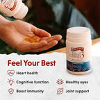 Barlean's Ideal Omega 3 Nutritional Supplement Softgels with 1,000mg EPA/DHA for Heart, Mind, and Mood - Certified Sustainable Seafood, Pharmaceutical Grade - 30-Count
