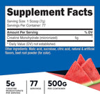 Nutricost Creatine Monohydrate Powder (Watermelon, 500 Gram) - Micronized Creatine Supplement - Vegan, Non-GMO, Gluten Free