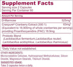LOVITA Women's Care Supplement with D-Mannose, Cranberry & Probiotics - Supports Urinary Tract Health, 120 Vegetarian Capsules