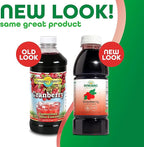 Dynamic Health Pure Cranberry Unsweetened 100% Juice Concentrate, Natural Antioxidant Supplement, No Additives, No Added Sugar, No Preservatives, 16 Servings, 16oz