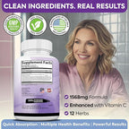 Extra Strength Resveratrol 1568mg - 180 Capsules - 3 Months Supply | Antioxidant Supplement | Natural Trans-Resveratrol Pills | for Anti-Aging, Heart Health, Immune System & Brain Function