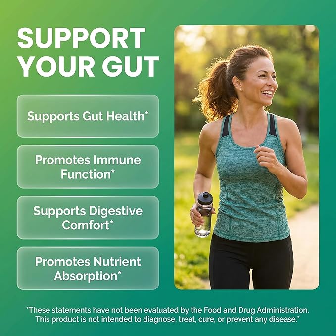 Clean Nutraceuticals Colostrum Supplement Capsules Probiotics Pills Prebiotics, L-Glutamine, Digestive Enzymes, Folate, Fiber, ACV, Turmeric, Apple Pectin and Turmeric Pills