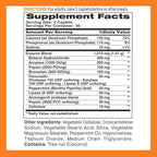 Vitamin World Digest-13 Multi-Enzyme, 1010mg Digestive Enzymes Blend with Amylase, Bromelain, Papain & Lipase for Digestion and Absorption, Digestive Enzymes for Bloating & Gas, 60 Caplets