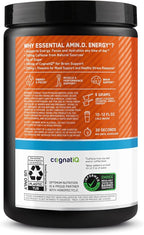 Optimum Nutrition Amino Energy Powder Plus Hydration, with BCAA, Electrolytes, and Caffeine, Tangerine Wave, 30 Servings (Packaging May Vary)