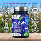 Prostate Health Supplements for Men - 3X Strength with Saw Palmetto Blend Stinging Nettle Root & Pumpkin Seed Support Complex - Supports Bathroom Trips Prostate & Urinary Health - 60 Capsules