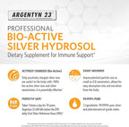 Argentyn 23 Professional Immune Support, Colloidal Silver, Bio-Active Silver Hydrosol, 23 ppm, Fine Mist Spray, 2 Fl Oz