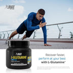 L-Glutamine Premium Powder - 6,000 mg per Serving for Muscle Recovery - Unflavored, Vegan, Non-GMO, Gluten-Free, Dairy-Free, 60 Servings for Improved Performance and Faster Recovery