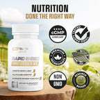Rapid Shred Pro Series 5X | Supports GLP-1 Pathway Function | Weight Loss Pills for Women & Fat Burner for Men + Appetite Suppressant Supplement | 3rd Party Tested Formula - 60 Capsules