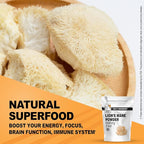 It's Just! - Lion's Mane Mushroom Powder, Natural Raw Superfood, Brain Support, Immune Health, Boost Energy, Non-GMO, 8oz