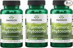 Swanson Turmeric Phytosome with Meriva 500 Milligrams 60 Capsules (3 Pack)
