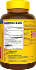 Nature Made Extra Strength Omega 3 Fish Oil Supplements, 2800mg, Fish Oil Omega 3 Supplements as Ethyl Esters for Healthy Heart, Brain, Eyes, Mood Support, 60 Softgels, 30 Day Supply