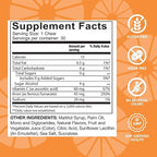Celebrate Vitamins Iron Supplement with Vitamin C - 45mg Iron, 60mg Vitamin C, Bariatric Vitamins for WLS Patients, Vertical Sleeve & Gastric Bypass Surgery - Cherry, 30 Soft Chews