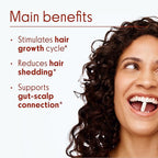 Love Wellness Healthy Hair Probiotics | Support Hair Growth with Biotin and Vitamin B12 & B6 | Supplement for Healthy Scalp & Thicker, Fuller Looking Hair | Safe & Effective | 30 Capsules