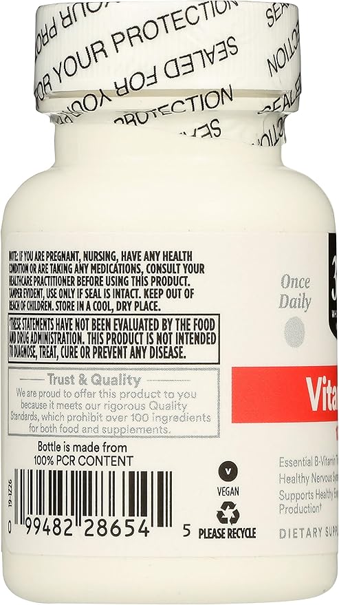 365 by Whole Foods Market, Vitamin B1 100Mg, 100 Tablets (Pack of 2)