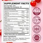 CFILIHTC Vitamin B Complex Liquid Drops, B Vitamins Complex Supplement with B1, B2, B3, B5 B6, B7, B9 & Methyl B12 Drops for Adults & Kids, Vegan, Cherry Flavor