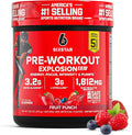Six Star Pre-Workout Powder for Men & Women, Fruit Punch (30 Servings) - Preworkout Explosion 2.0 Energy Powder Drink Mix with Beta-Alanine & Caffeine - Sports Nutrition Supplement Products