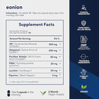 Advanced NAD+ Complex with 300mg NR + 200 mg Ubiquinol CoQ10 & 10 mg PQQ | Mitochondrial Support for Cellular Energy, Mental Clarity & Focus | Enhanced Bioavailability | 60 Capsules