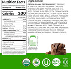 Orgain Organic 30g Vegan Protein Powder, Chocolate 9g EAAs + BCAAs, Plant Protein, 6g Prebiotic + Fiber, 1g Sugar, Pre-Workout, Muscle Support + Recovery - 2.01lb (Packaging May Vary)