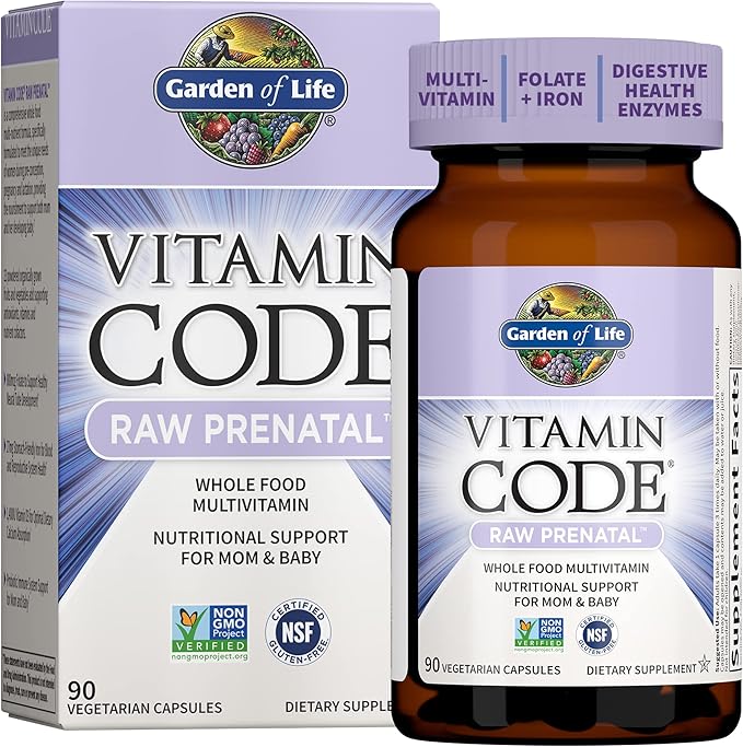 Garden of Life Vitamin Code®, RAW Prenatal™, 90 Vegetarian Capsules