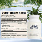 Nerve Center — Advanced Daily Nerve Support with Pea, Magnesium BHB & Vitamin B12 for Healthy Nerve Function, Cognitive Support & Daily Energy, 60 Capsules