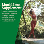 Floradix Iron & Herbs - Liquid Herbal Supplement for Energy Support - Iron Supplement with Vitamin C & Vitamin B Complex - for Men & Women - 23.7 fl oz