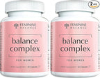 Balance Complex 17-in-1 Vaginal Health 100 Billion Probiotics for Women pH Balance with Cranberry & D-Mannose | Promote Urinary Tract Health for Vaginal Odor & Vaginal Flora, 60 Capsules (Pack of 2)