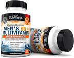 Once Daily Multivitamin for Men 50 and Over - Supplement for Heart Health Support - with Zinc, A, B, C, D3, E Vitamins - for Memory & Brain Health Support - Designed for Whole Body Health - 60 Count