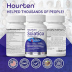 Advanced Sciatic Nerve Support Relief: Alpha Lipoic Acid - 18 in 1 Sciatica Supplements - Vitamin B Complex - Made in USA (120 Capsules)