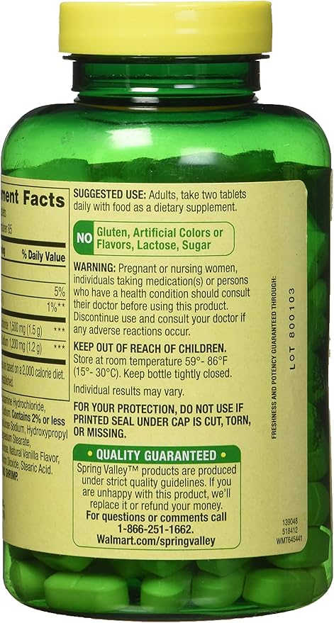Spring Valley - Glucosamine Chondroitin, Triple Strength, 340 Tablets, Twin Pack