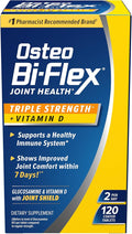 Osteo Bi-Flex Triple Strength Glucosamine Chondroitin Supplement with Vitamin D, Improve Joint Function, Support Bone Health, 120 Coated Tablets