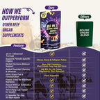 20-In-1 Beef Organ Supplement for Women, 925MG Grass Fed Beef Liver, Uterus, Ovary & 3 more with Maca, DIM, Black Cohosh, Vitamin & Mineral, Bovine organ Capsules for Hormone Balance, Energy, 30 Days