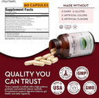 Maxi Health Probiotic Plus Ultimate Prebiotic Advanced Live Probiotics Formula - 50 Billion Live Active Probiotic - 15 Strains - Ultra Protection - Active Pro-50-60 Count