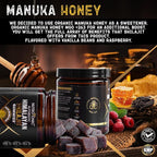 NutroTonic® Organic Himalayan Shilajit Gummies – Organic Raspberry Vanilla Flavored – Shilajit for Men & Women – Wild Crafted Manuka Honey MGO +263 – Made in USA – 30 Healthy Gummies