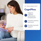 Pure Encapsulations CogniPhos - Acetyl-L-Carnitine Supplement with Cognizin Citicoline & Phosphatidylserine - Supports Memory & Positive Mindset - Vitamin B6 & Zinc - Gluten-Free - 120 Capsules