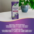 Nature's Way Sambucus Elderberry Immune Syrup for Kids Ages 2+,Echinacea & Propolis,with Superfood Antioxidants(1),Immune Support Syrup*,Vegetarian,Berry Flavored,8 Fl Oz,(Pack of 2)
