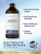 Carlyle Electrolyte Concentrate | 16 fl oz | Full Spectrum | Ionic Supplement with Magnesium, Potassium. and Sodium | Vegan, Non-GMO & Gluten Free Formula | by Vital Trace