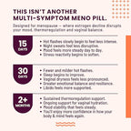 Multi-Symptom Menopause and Perimenopause Herbal Relief for Women | Hot Flashes, Night Sweats, Mood & Libido Support | Black Cohosh, Ashwagandha KSM-66, Isoflavones & Rhapontic | Hormone-Free, 60 Ct