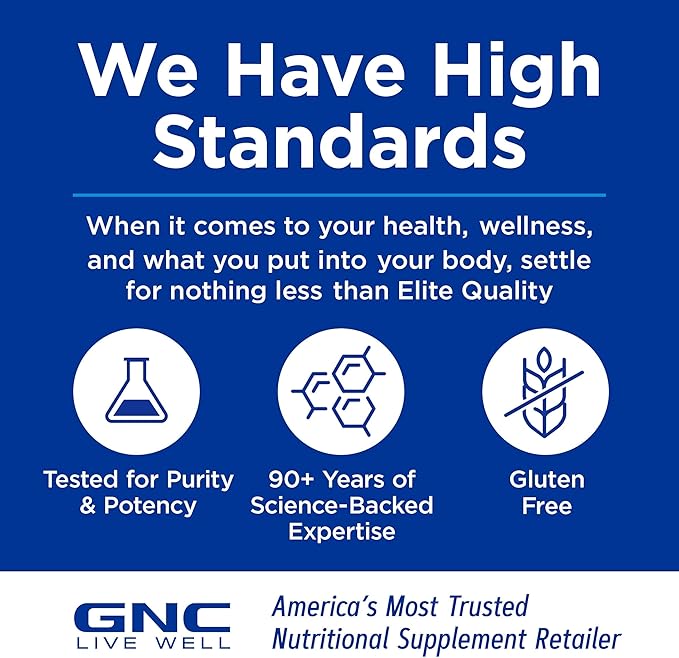 GNC Preventive Nutrition NMN, 150 mg, NAD+ Booster Supplement for Cellular Energy & DNA Repair, Anti-Aging Support, 60 Capsules, Gluten Free, 60 Servings