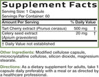 Bronson Tart Cherry Extract + Celery Seed Capsules - Powerful Uric Acid Cleanse, Joint Mobility Support & Muscle Recovery Supplement - Non-GMO Formula - 60 Vegetarian Capsules