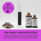 Hodgins Harvest Organic Turkey Tail Mushroom Tincture - Extra Concentrated Dual Extract Antioxidant-Rich Mushroom Drops Supplement for Overall Wellness - Made in USA - 4 fl oz