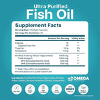 Mini Fish Oil Softgels – Triple Strength – Advanced Formula - 1500mg Omega 3 with EPA & DHA – Smaller Than a Dime – Fish Oil Minis - Wild Caught – 90 Softgels